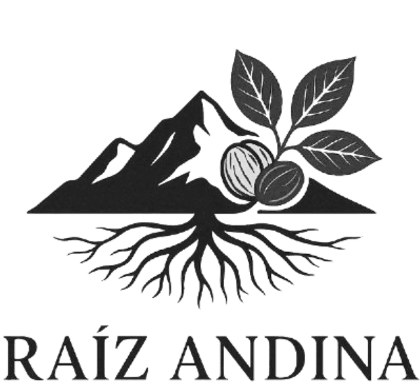 Raíz Andina - Logo empresa de trading internacional de nueces premium de Argentina y Chile