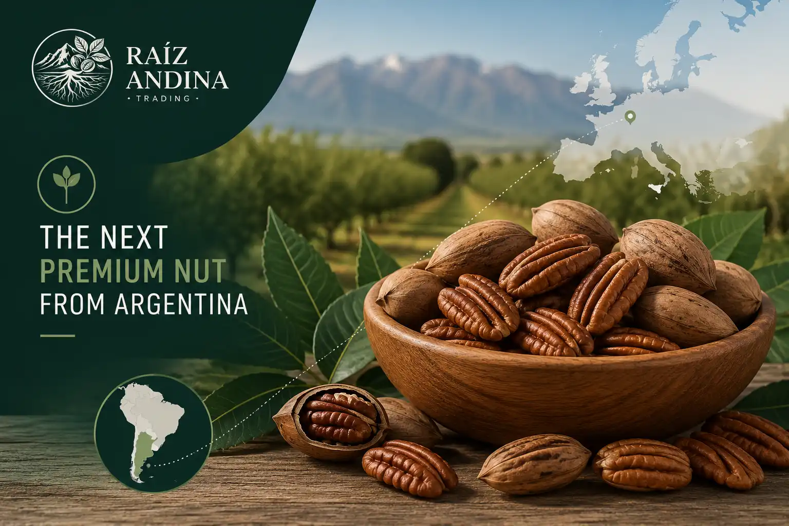 Argentine pecans: the emerging alternative to walnuts for European industry Premium Argentinian Pecan Nut